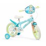 Bicicleta Infantil Bluey 14" Azul Verde