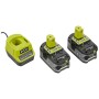 Set de cargador y baterías recargables Ryobi RC18120-250 Litio Ion 5 Ah 18 V