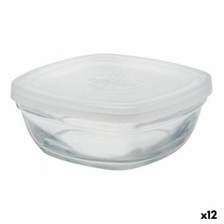 Panier-repas carré avec couvercle Duralex FreshBox Transparent 150 ml (12 Unités)