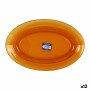 Plat à Gratin Duralex Picardie Ambre Verre Oblongue 35,7 x 23,4 cm (12 Unités)
