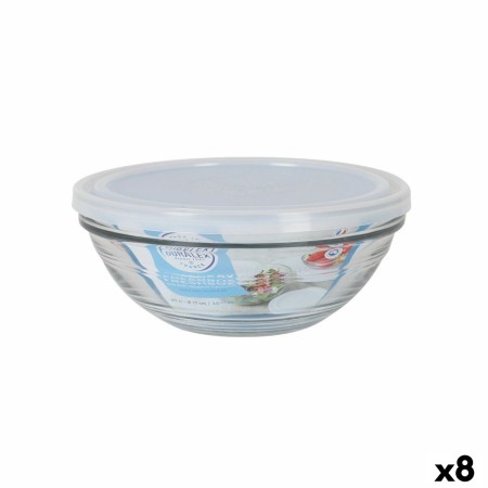 Fiambrera Redonda con Tapa Duralex FreshBox 970 ml ø 17 x 7 cm (8 Unidades)