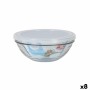 Fiambrera Redonda con Tapa Duralex FreshBox 970 ml ø 17 x 7 cm (8 Unidades)