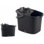Seau de Lavage Avec des roues Noir Anthracite 16 L 28 x 31 x 37 cm (6 Unités)