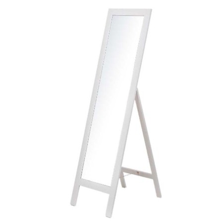 Espejo de pie Madera Blanco Vidrio 40 x 145 x 40 cm