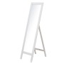 Miroir sur pied Bois Blanc verre 40 x 145 x 40 cm