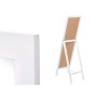 Miroir sur pied Bois Blanc verre 40 x 145 x 40 cm