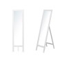 Miroir sur pied Bois Blanc verre 40 x 145 x 40 cm