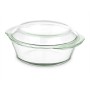 Casserole avec Couvercle Transparent Verre Borosilicaté 2 L (8 Unités)