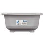 Bassine Gris Plastique 11 L (12 Unités)