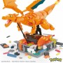 Kit de construcción Pokémon Mega Construx - Motion Charizard 1664 Piezas