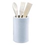 Pot pour ustensiles de cuisine Azahar (4 pcs) Blanc Bois