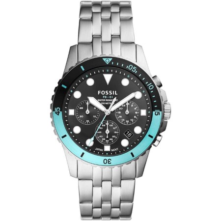 Reloj Hombre Fossil FS5827 Negro Plateado