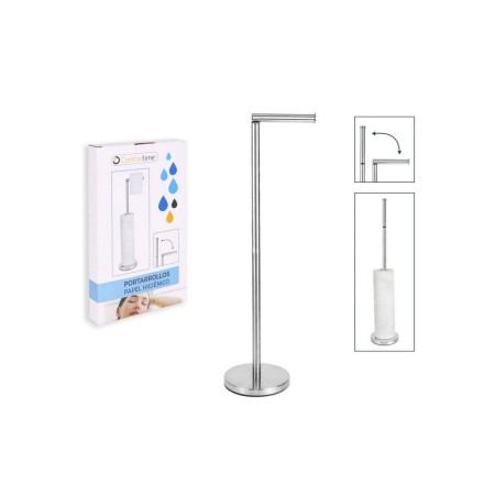 Porte-rouleaux pour Papier Toilette Confortime Acier inoxydable (72 x 15 cm)
