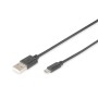 Cable USB a micro USB Digitus by Assmann AK-300127-018-S Negro 1,8 m