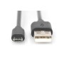 Cable USB a micro USB Digitus by Assmann AK-300127-018-S Negro 1,8 m