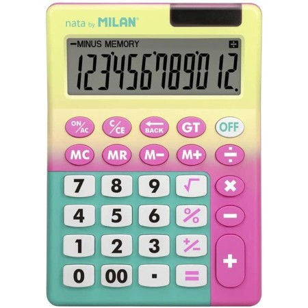 Calculatrice Milan Sunset Jaune Rose