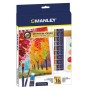 Set de pintura Manley Pintura acrílica 16 Piezas Multicolor