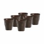 Set de Vasos Duralex Picardie Marrón 6 Piezas 90 ml (8 Unidades)