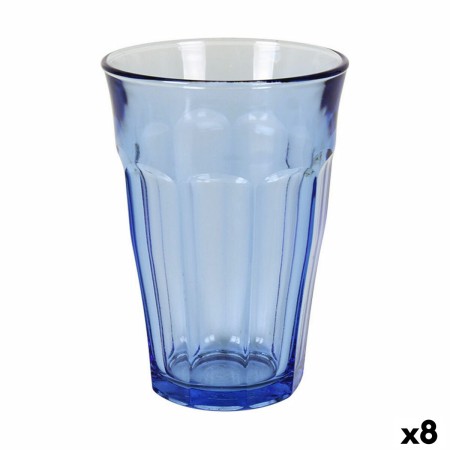 Set de Verres Duralex Picardie Bleu 4 Pièces 360 ml (8 Unités)