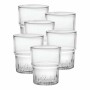 Set de Verres Duralex Empilable Transparent 6 Pièces 160 ml (12 Unités)