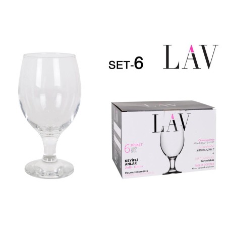 Set de Verres LAV Misket 6 Pièces (400 cc)