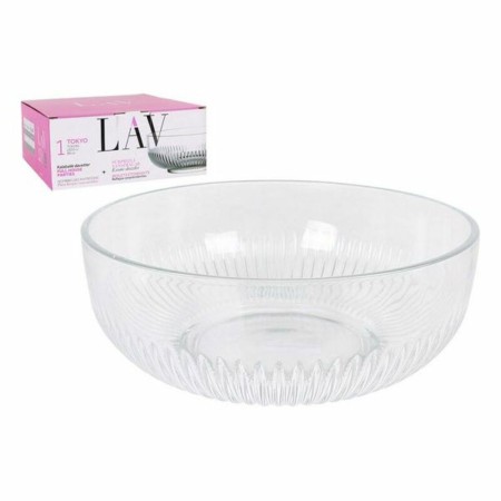 Saladier LAV TOKYO Verre Transparent (2600 cc) (ø 23 x 9,4 cm)