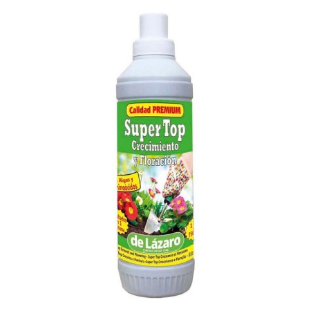 Engrais pour les plantes De Lázaro Super Top Stimulateur de croissance Stimulateur de fleurs (750 ml)