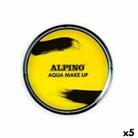 Maquillage en poudre Alpino À l'eau 14 g Jaune (5 Unités)