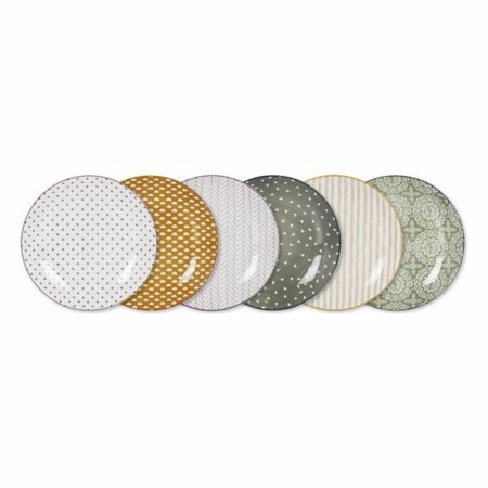 Plat à Gratin La Mediterránea Mei Porcelaine Ronde (ø 20,3 x 2,5 cm)