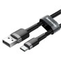 Cable USB A a USB C Baseus Cafule Negro 50 cm