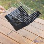 Mini Barbacoa Plegable Portátil para Carbón Foldecue InnovaGoods Negro Acero Inoxidable (Reacondicionado A)