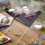 Mini-barbecue Pliable Portable pour Charbon Foldecue InnovaGoods Noir Acier inoxydable (Reconditionné A)