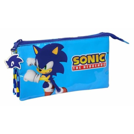 Portatodo Triple Sonic Speed Azul 22 x 12 x 3 cm