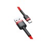 Cable USB A a USB C Baseus Cafule Rojo 24 2 m