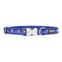 Collier pour Chien Red Dingo STYLE LIGHTNING Blue marine