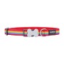 Collier pour Chien Red Dingo STYLE RAINBOW 15 mm x 24-36 cm