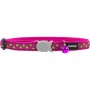 Collar para Perro Red Dingo STYLE STARS LIME ON HOT PINK 41-63 cm