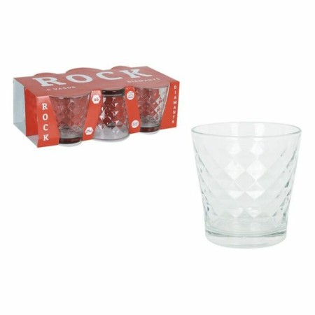 Set de Verres La Mediterránea Rock Diamants 290 cc (6 Pièces)