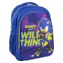 Mochila Escolar Sonic Azul 31 x 14 x 41 cm