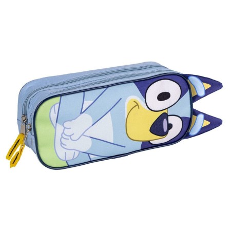 Estuche Escolar Bluey Azul 22,5 x 8 x 10 cm