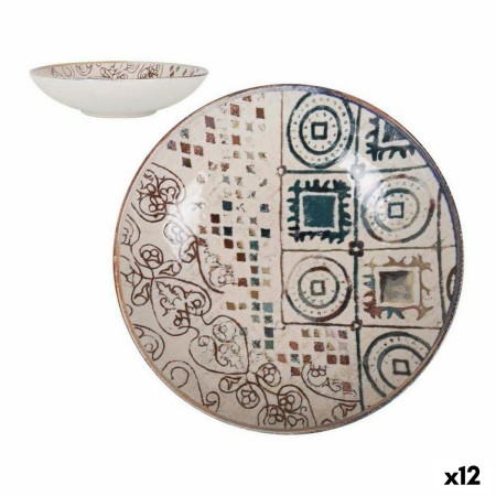 Assiette creuse La Mediterránea Creta Porcelaine (12 Unités)