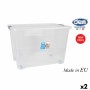 Boîte Multiusage Dem Kira 62 L 58 x 41 x 39 cm (2 Unités)