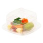 Ensemble de Dégustation polystyrène Avec couvercle Carré (6 pcs)