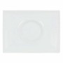 Assiette plate Inde Gourmet Porcelaine Blanc 29,5 x 22 x 3 cm (6 Unités)