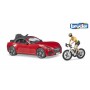 Coche de juguete Bruder Roadster 28,5 x 12 x 13,5 cm