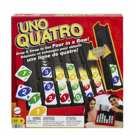 Juego de Cartas Mattel UNO Quatro