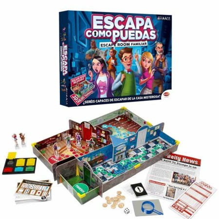 Juego de Mesa Bizak Escapa como puedas - Escape Room Familiar ES