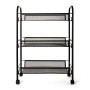 Carrito Verdulero Quid Tito Negro Metal 44 x 26 x 63 cm