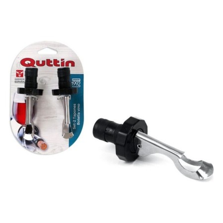 Bouchon hermétique pour bouteille Quttin Ouvre-boîte (2 uds)