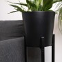 Sous-pot Vinthera Moa Acier Noir 21 x 68,5 cm